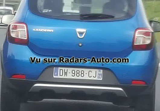 radar mobile Calvados Dacia Sandero Stepway