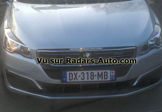 radar mobile DX-318-MB Peugeot 508 berline