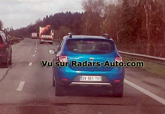 radar mobile Finistère Dacia Sandero Stepway