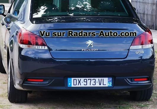 radar mobile DX-973-VL Peugeot 508 berline