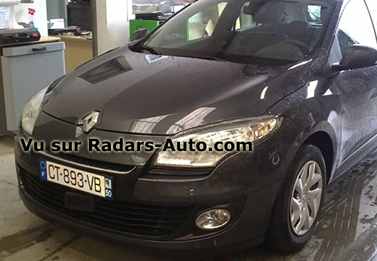 radar mobile Manche Renault Mégane 3 restylée 2014