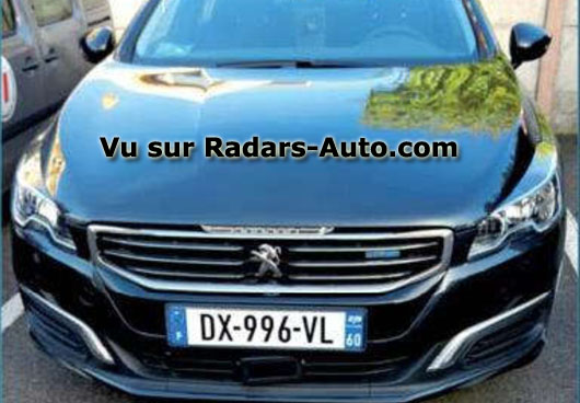 radar mobile DX-996-VL Peugeot 508 berline