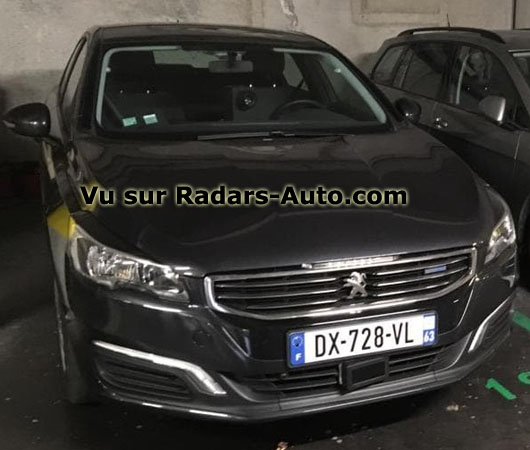 radar mobile DX-728-VL Peugeot 508 berline