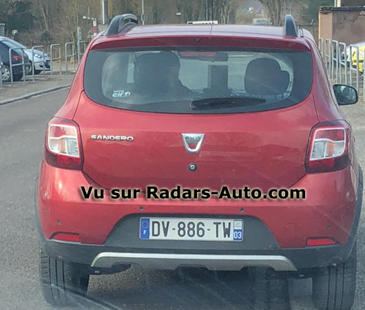 radar mobile Bas Rhin Dacia Sandero Stepway