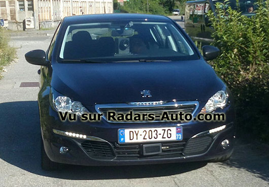 radar mobile DY-203-ZG Peugeot 308 berline