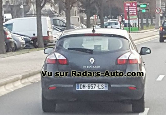 radar mobile DM-657-LS Renault Mgane 3 restyle 2014