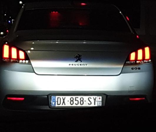radar mobile DX-858-SY Peugeot 508 berline