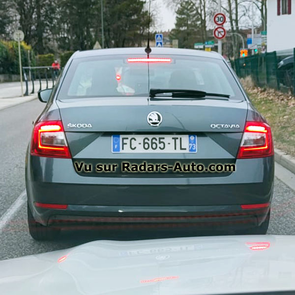 radar mobile Haute-Savoie Peugeot 208 berline