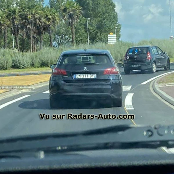 radar mobile DM-311-BY Peugeot 308 berline