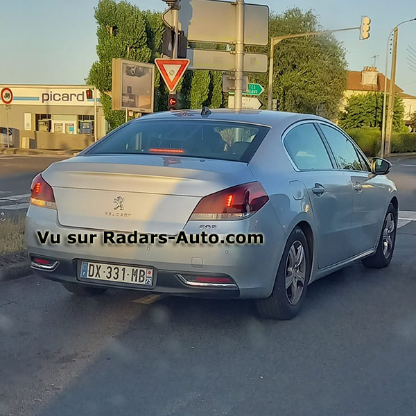 radar mobile DX-331-MB Peugeot 508 berline