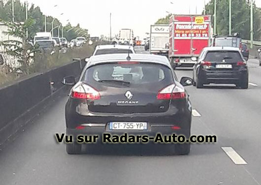 radar mobile CT-755-YP Renault Mgane berline 5 portes