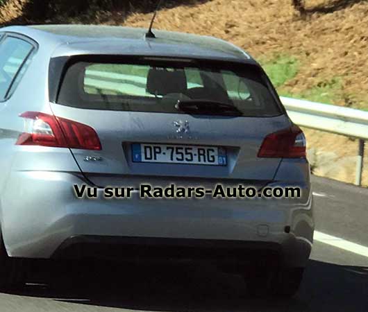 radar mobile DP-755-RG Peugeot 308 berline