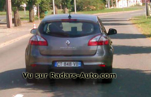 radar mobile Aisne Renault Mégane berline 5 portes