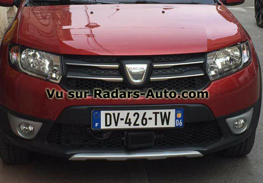 radar mobile Alpes-Maritimes Dacia Sandero Stepway