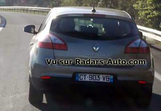 radar mobile CT-903-VB Renault Mgane berline 5 portes