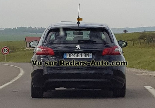 radar mobile Doubs Peugeot 308 berline
