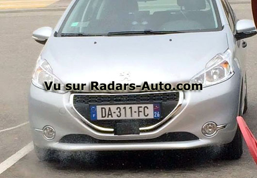 radar mobile Drôme Peugeot 308 berline