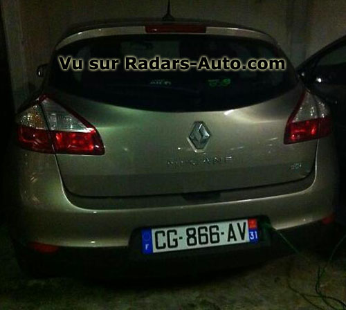 radar mobile CG-866-AV Renault Mgane berline 5 portes