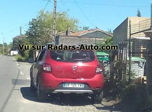 radar mobile DV-126-TW Dacia Sandero Stepway