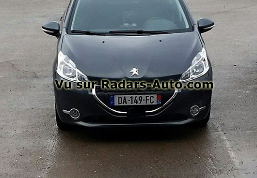 radar mobile DA-149-FC Peugeot 208 berline