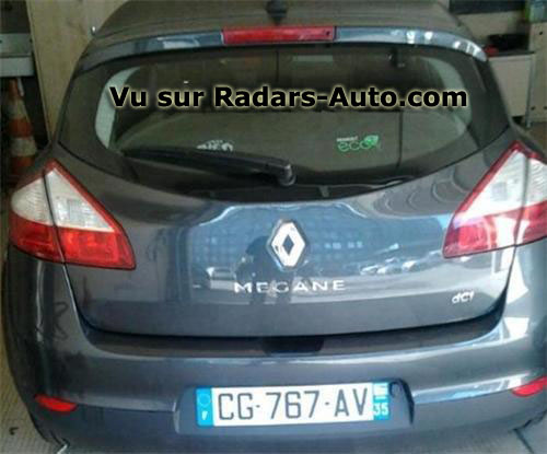 radar mobile Ille et Vilaine Renault Mégane berline 5 portes