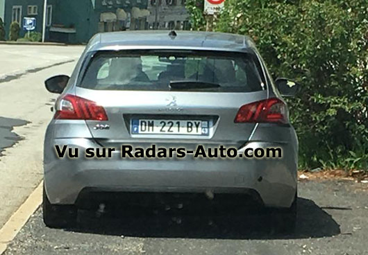 radar mobile DM-221-BY Peugeot 308 berline