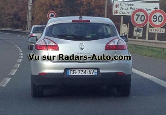 radar mobile CG-734-AV Renault Mgane berline 5 portes