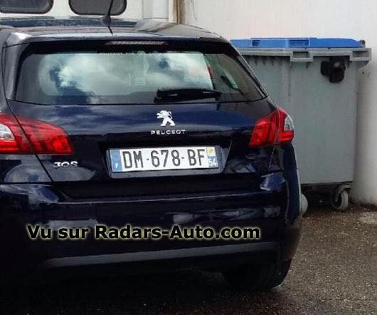 radar mobile DM-678-BF Peugeot 308 berline