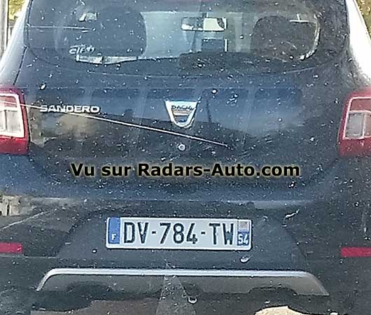 radar mobile Meurthe et Moselle Dacia Sandero Stepway