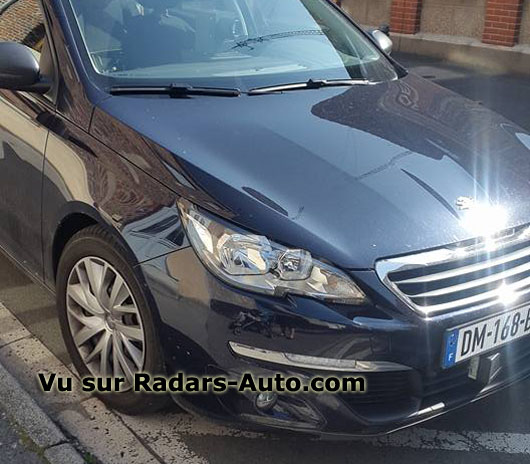 radar mobile Nord Peugeot 508 berline