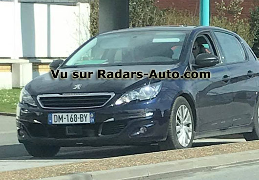 radar mobile DM-168-BY Peugeot 308 berline