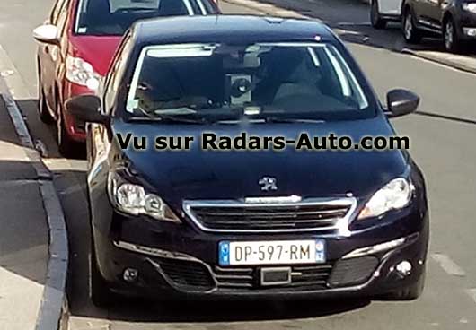 radar mobile DP-597-RM Peugeot 308 berline