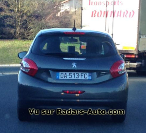 radar mobile DA-513-FC Peugeot 208 berline