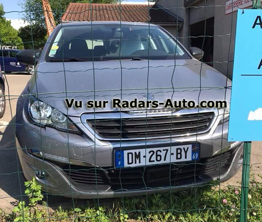 radar mobile DM-267-BY Peugeot 308 berline