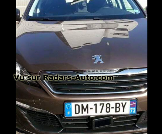 radar mobile Savoie Peugeot 308 berline