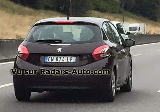 radar mobile Paris Peugeot 508 berline