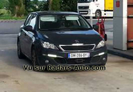 radar mobile Paris Peugeot 508 berline