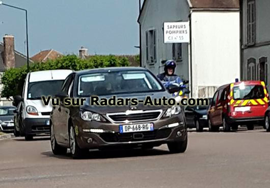 radar mobile DP-668-RG Peugeot 308 berline