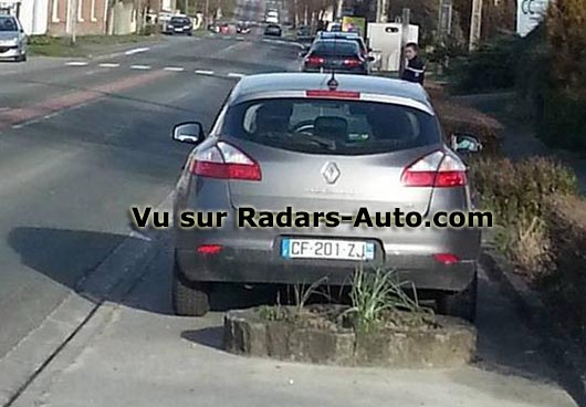 radar mobile Somme Renault Mégane 3 restylée 2014