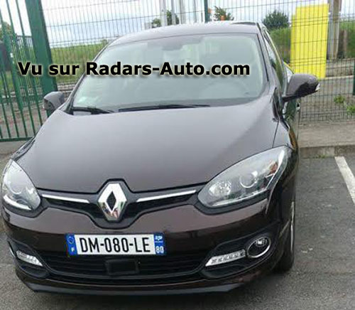 radar mobile Somme Renault Mégane 3 restylée 2014