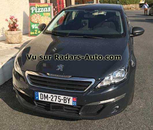 radar mobile Tarn Peugeot 308 berline