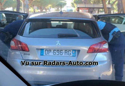 radar mobile DP-696-RG Peugeot 308 berline