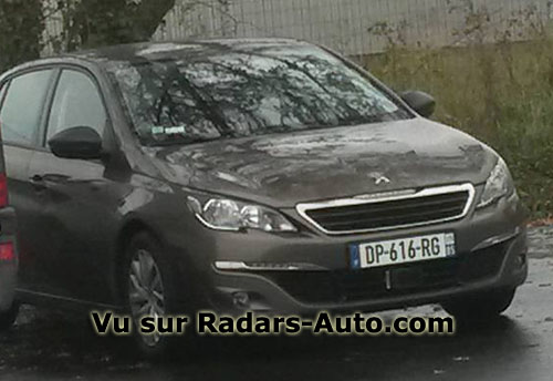 radar mobile DP-616-RG Peugeot 308 berline