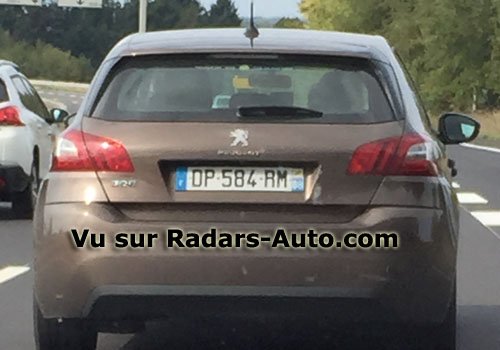 radar mobile DP-584-RM Peugeot 308 berline