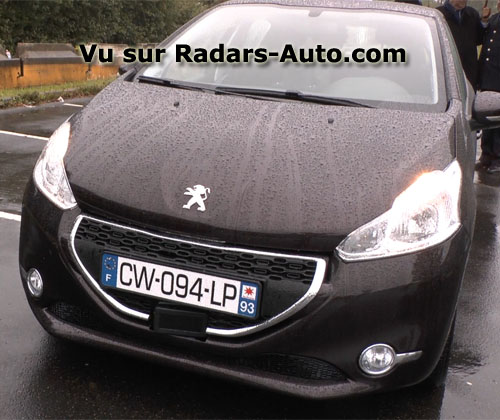 radar mobile Seine-St-Denis Peugeot 308 berline