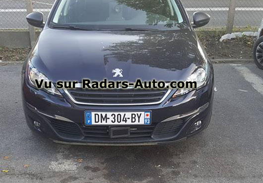 radar mobile DM-304-BY Peugeot 308 berline