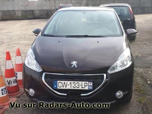 radar mobile Val d'Oise Peugeot 308 berline
