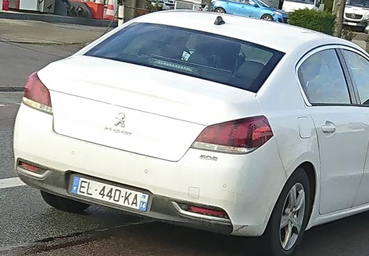 radar mobile EL-440-KA Peugeot 508 berline