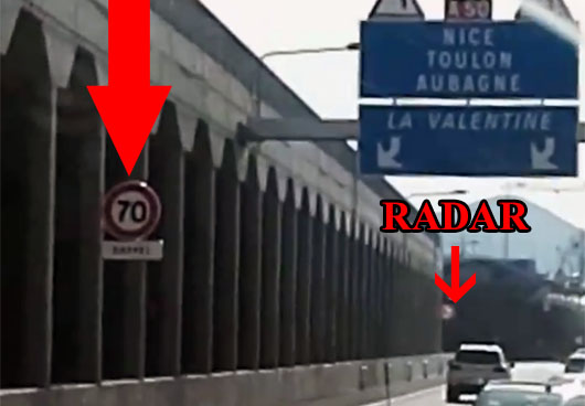 Photo 1 du radar automatique de Marseille