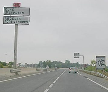 Photo 1 du radar automatique de Elne